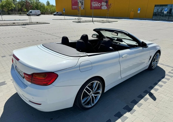 BMW Seria 4 cena 95000 przebieg: 152500, rok produkcji 2015 z Kleszczele małe 352